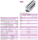 6mm2 Aansluitblok voor railmontage 600V 30A AWG 30 - 10 Aansluitbreedte 6,2 mm
