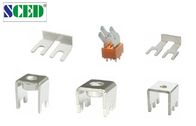 Accessoires voor elektrische klemmenblokken Metalen onderdelen 60A PCB-aansluitingen 6,0 * 9,0 mm