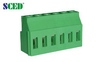 Verticale Draadinham 5.08mm 10A Eind Groen blok Stapelbaar Type van PCB