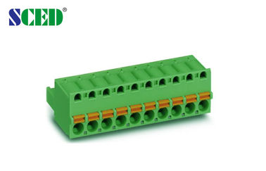 Messingshoogte 5.08mm Elektro Eindblokken300v 18A Plastic Huisvesting