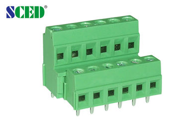 Van het de Inham Eindblok van de Rechte hoekdraad Hoogte van PCB 3.81mm 300v 10A 2P - 28P