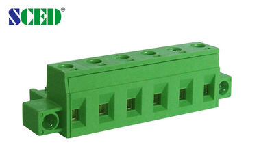PA66 Hoogte 5.08mm 300V 18A 2-22 Polen van messings Groene Elektro Eindblokken