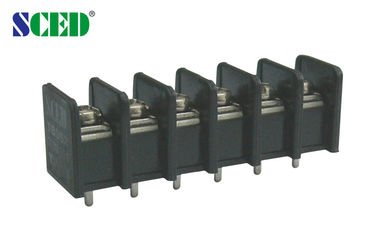 UL94-V0 Eindblokken 20A van messings de Zwarte PCB/Schroef 9.525mm van 300V M4 Hoogte