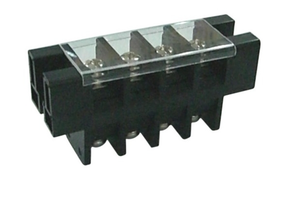 Doorvoer 180A aansluitblok voor paneelmontage met plastic afdekking 21 mm perforatie