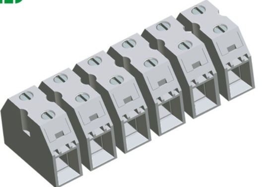 Het Eindvoer van de staalschroef 50A door Schakelaarhoogte 13.5mm 2-16 Polen Koper