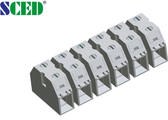 Het Eindvoer van de staalschroef 50A door Schakelaarhoogte 13.5mm 2-16 Polen Koper