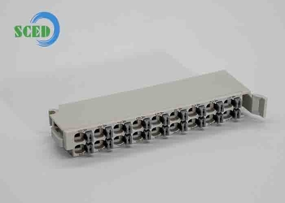 Vrouwelijke aansluitbare terminal blok aansluiting 7,6 mm pitch 150V 8A 2 * 9 polen PA66