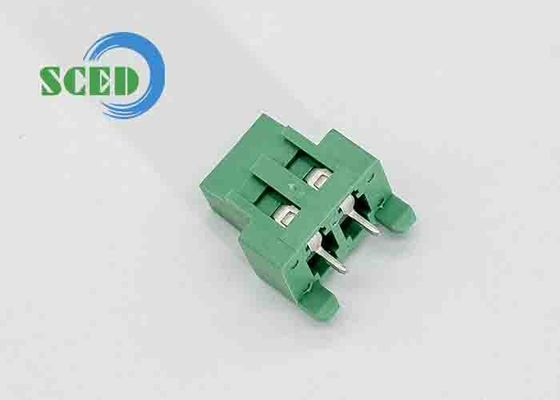 300V 10A M3 Schroef 12-26 AWG Terminal Block Connector PA66 Isolatiemateriaal Groen 5.08mm Afstand
