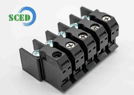 Voeding door 90A 600V PA66 M5 Perforatieterminaalblok 15.00mm 4-20 AWG