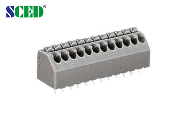 Grey Color-PCB springen Eindblok 3.5mm Hoogte 5A 300V UL94V-0 op