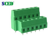Double Levels PCB Terminal Block Groen 5.08mm 300V 10A Plastic PA66