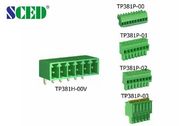 Pitch 5.08mm Plug In Terminal Block 2-24 Poles Green Plastic Male Part