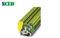 2.5mm2 breedte 5.2mm Gele en Groene de Reeksawg van het Kleurendin Spoor 30 - 12 Lifttoepassing