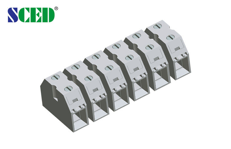 50A hoogte 13.5mm Voer door Eindblok 2-16 Polen Koper