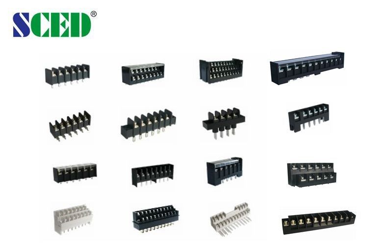 PBT-Barrière Eindblokken 8.70mm het Uit elkaar plaatsen 250V/15A 14 Polen UL94-V0