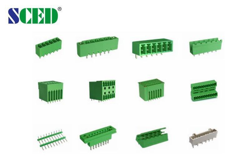 Pluggable de Eindblokkenhoogte 3.81mm van 300V 8A Mannelijke Contactdozenverticaal