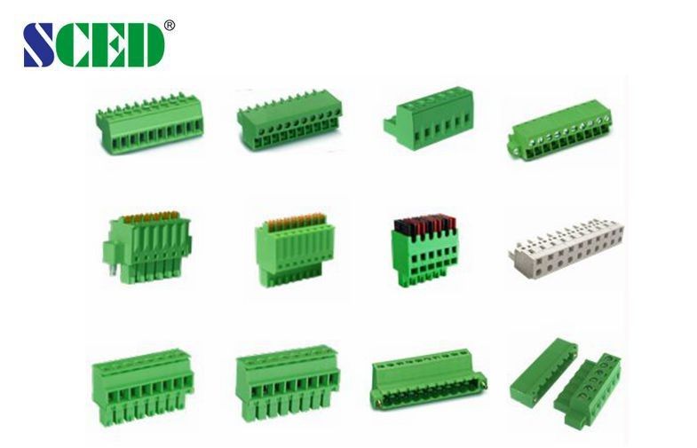 Enige van het Messings Vrouwelijke Schakelaars van Niveau Pluggable Eindblokken Hoogte 7.62mm