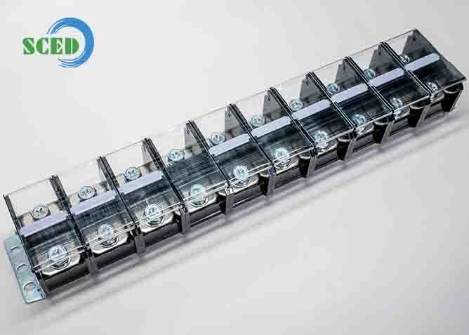 600V 300A Hoge stroom terminal blok Zware spanning 45.00mm Elektrische terminal aansluiting