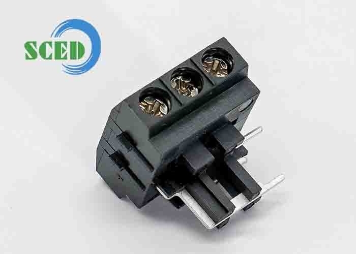 300V 10A M3 schroef terminal blok connector 12 24 AWG PBT 6.2mm Spacing Brass