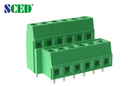 Double Levels PCB Terminal Block met 5,08mm Pitch en 10A Current Nickel Plated voor veilige verbindingen