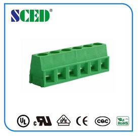 Hoogte 5.08mm Schroeftype Eindblok Groene Plastic 300V 10A 5.08mm Hoogte