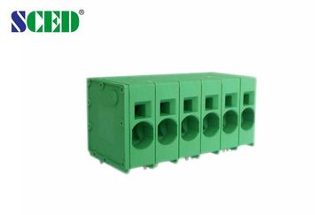 10.00mm Om het even welke van de het Koper Eindschakelaar van Polen 600V 66A Groene AWG 4-20