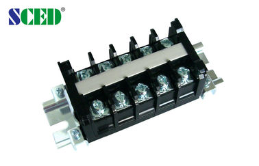 Hoogte 14.00mm Op rails gemonteerd Barrière Eindblok voor PCB, Voeding 600V 40A