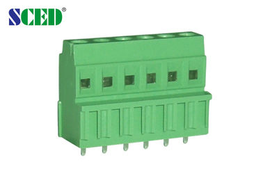 De hete van het de Schroef Eindblok van PCB van verkoop Plastic Stroken van de de Rechte hoekdraad Verbinding 300V
