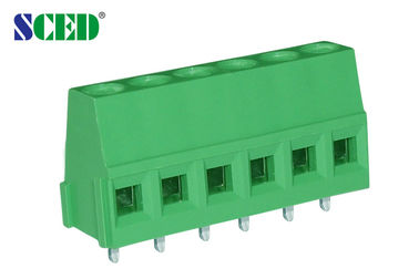 5.0mm 300V 10A het Eindblok van PCB met de inham van de rechte hoekdraad, 2 Polen - 24 Polen