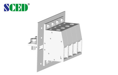 285A Through-panel snelkoppelingsklemmenblok 30 mm 1-24 polen grijs