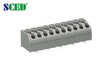 Eindblok Met veerwerking 5.00mm van Screwlesspcb Hoogte10a 2 Speld - Speld 24