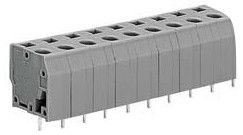 300V 12A PCB springen Eindblok 16 Hoogte 7.62mm van SPELDscrewless op
