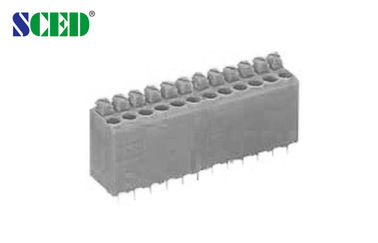 3.81mm van de Lentescrewless van Hoogtepcb het Eindblok, 16 - 20 AWG 300V 10A, 2P - 28P