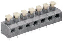 Het enige van de de Lenteklem van PCB van Dekscrewless Eindblok, werpt 7.62mm 300V 10A