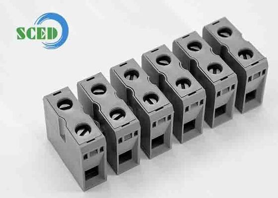 ZB6 Zack Strip Din Rail Klemmenblokken met Aluminium Stalen Rail Materiaal en 10 0,4 mm Strip Lengte voor Bedrading