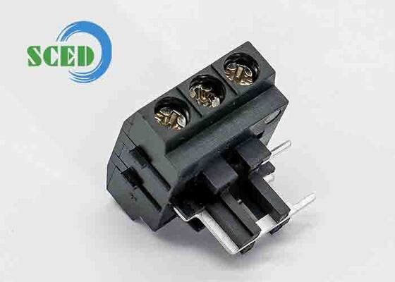 Afgesloten eindblokconnector met een stroomcapaciteit van 10A en een temperatuurbereik van 40°C tot 105°C Elektrische bedradingscomponent