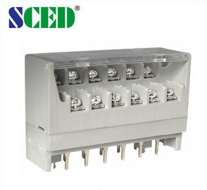 Met Elektro het Messingsterminal 7.62mm die van het Eindblokm3 van de Dekkings Dubbele Rij uit elkaar plaatst