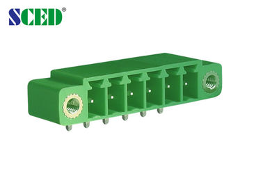 300V 8A Mannelijk Pluggable van de de Draadinham van het Messings Eindblok Verticaal Snuifje 3.81mm 2P-20P