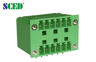 De mannelijke Contactdozenkopbal, werpt 3.81mm 300V 8A 2 × 2P - 2P Pluggable Eindblok 20 ×