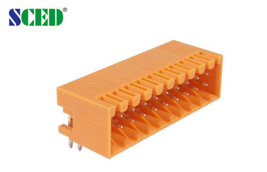 Pluggable Eindblokhoogte 3.50mm Kopbal Mannelijke Contactdozen 150V 8A 2*2P - het Insteek Eindblok van 24*2P
