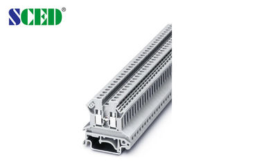 DIN-Eindbreedte 5.2mm van Spoor Eindblokken 300V 20A AWG28 - 12
