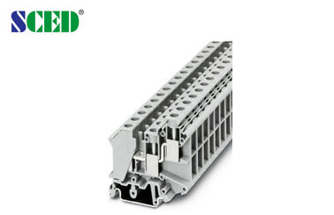 AWG Eindbreedte 10.2mm van 24 - 6 300V 65A DIN-Spoor Eindblokken