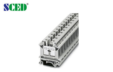Eindbreedte 12.2mm DIN-AWG van Spoor Eindblokken 600V 85A 22 - 4