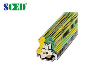 Eindbreedte 6.2mm AWG van grond Eindblokken 30 - 12 DIN-Spoor Eindblokken