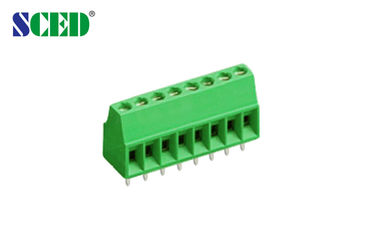 2.54mm van het het Eindblokmessing van PCB de Groene Inham van de de Rechte hoekdraad